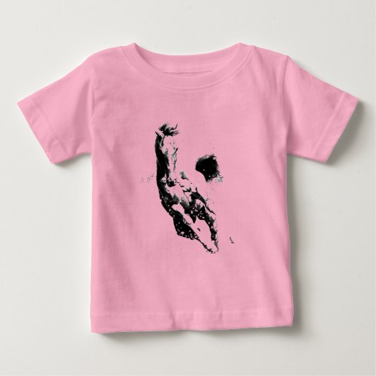 ランニング馬 ベビーTシャツ (正面)