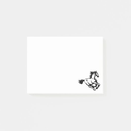 ランニング馬 ポストイット (正面)