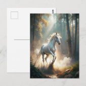 ランニング馬 ポストカード (正面/裏面)