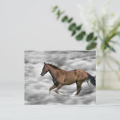 ランニング馬 ポストカード (スタンド正面)