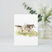 ランニング馬 ポストカード (スタンド正面)