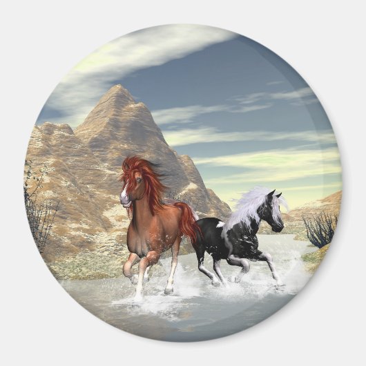 ランニング馬 マグネット (正面)