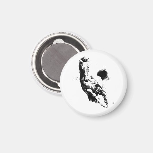 ランニング馬 マグネット (正面/裏面)