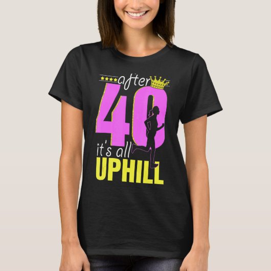 ランニング40歳40歳 Tシャツ (正面)