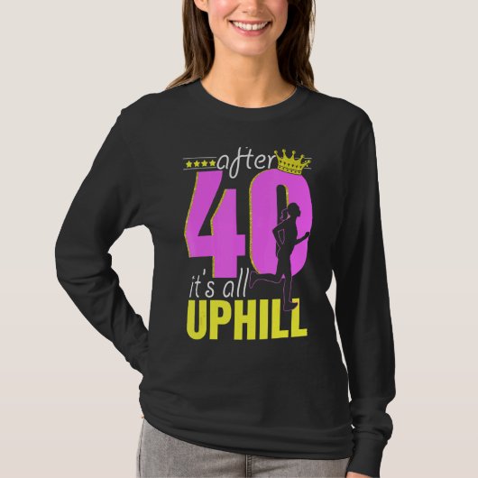 ランニング40歳40歳 Tシャツ (正面)