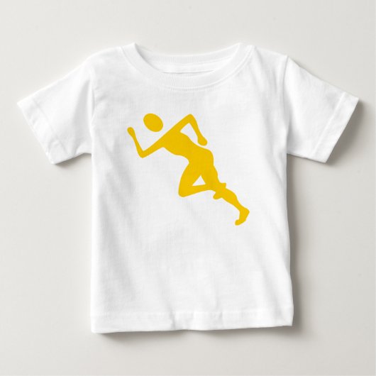 ランニング - アンバー ベビーTシャツ (正面)