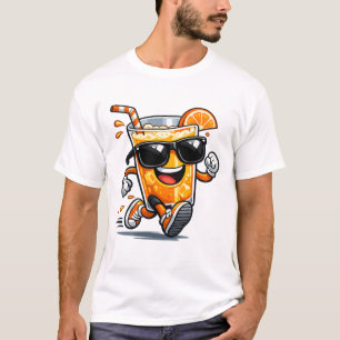 ランニング オレンジジュース Tシャツ