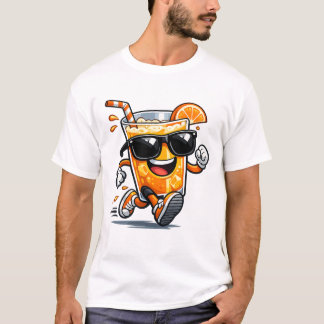 ランニング オレンジジュース Tシャツ