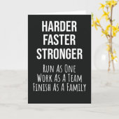 ランニング チーム カード ランナー モチベーション モチベーション (黄色い花)