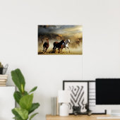 ランニング ポスター (ホームオフィス)