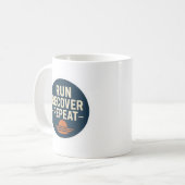 ランニング ライフスタイル マグカップ - Run. Recover. Repeat. (正面左)