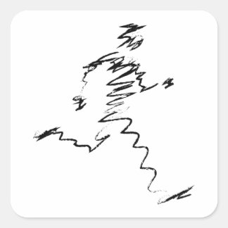 ランニング、ランナー、トリアスリート スクエアシール