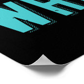 ランニング – 早朝散歩は賛美の ポスター (角)