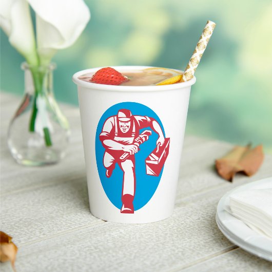 ランニング 紙コップ