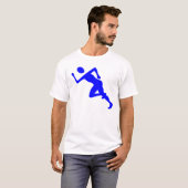 ランニング – 青 Tシャツ (正面フル)