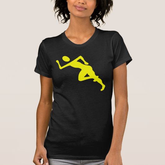 ランニング – 黄 Tシャツ (正面)