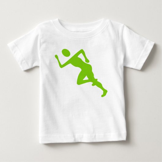 ランニング- Martian Green ベビーTシャツ (正面)