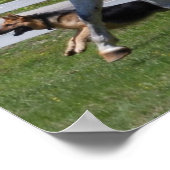 ランニングHORSE & DOG POSTER ポスター (角)