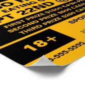 ランニングHot Dog – 競合/スピード食べ物競争 ポスター (角)