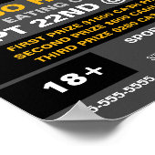 ランニングHot Dog – 競合/スピード食べ物競争 ポスター (角)