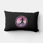 ランニングMindset – ランナ耐久ガーリー引用文 ランバークッション (裏面)