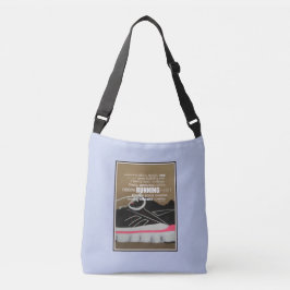 ランニングPassion Word Collage クロスボディバッグ