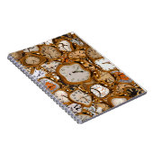 ランニングTime Clocks Watch Spiral Photo ノートブック (右側)