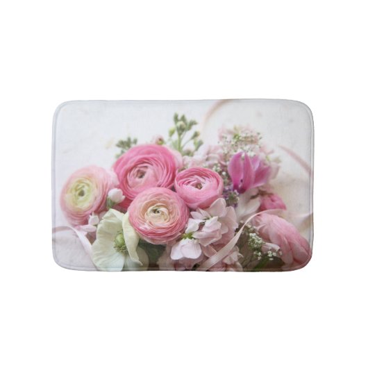 ランヌカルス、その他の春開花 バスマット (正面)