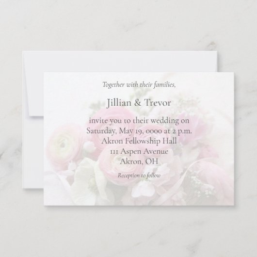 ランヌカルス、その他の春開花 招待状 (正面)