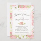 ランヌカルス&レースピーチブライダルシャワー招待状 招待状 (正面)