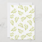 ランヌカルス&レースピーチブライダルシャワー招待状 招待状 (裏面)