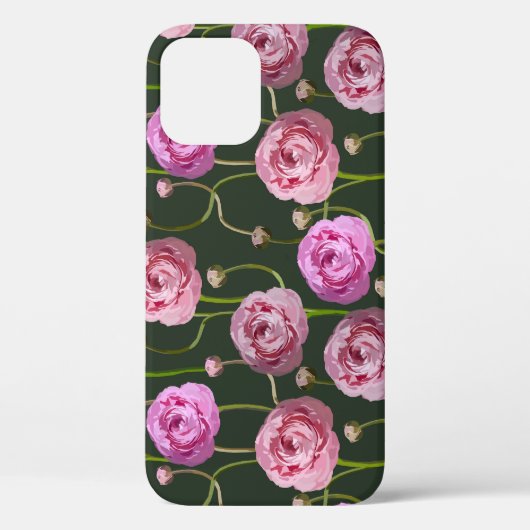 ランヌクラフローラ背景デザイン Case-Mate iPhoneケース (裏面)