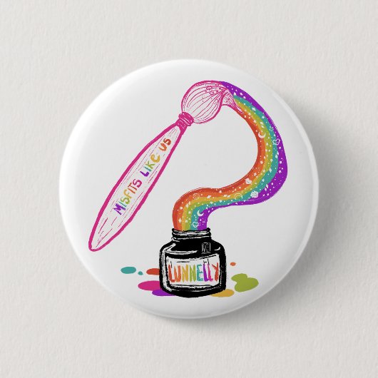 ランネリーインク – AC 缶バッジ (正面)