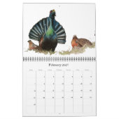 ランノデイカチアトリ2025 カレンダー (2月 2027)