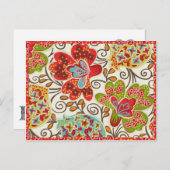 ランバダンス – クリーム葉書 ポストカード (正面/裏面)