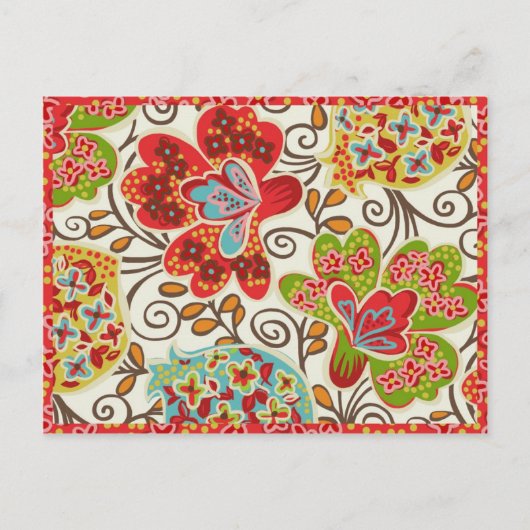 ランバダンス – クリーム葉書 ポストカード (正面)