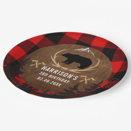 ランバパーソナライズされたージャック誕生日 ペーパープレート