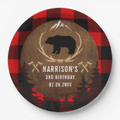 ランバパーソナライズされたージャック誕生日 ペーパープレート (正面)
