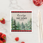 ランバージャックウッドランドフォレストカクテル紙ナプキンス スタンダードカクテルナプキン (インサイチュ)