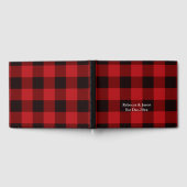 ランバージャックカントリークリスマスレッドバッファロープレイド ゲストブック (全面)