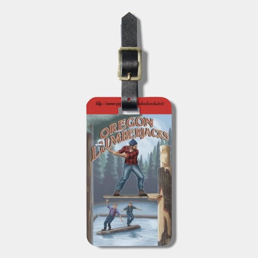 「ランバージャックカントリー」 ラゲッジタグ (正面縦)