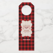 ランバージャッククリスマスパーティーレッドバッファローウッド ボトルネックタグ (裏面)