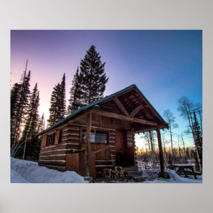 ランバージャックサンセット//グリティキャビンサンセット ポスター