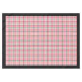 ランバージャックスタイルテーブルクロス赤ブラックプレイドチャーム テーブルクロス (正面(横))