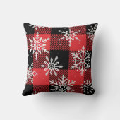 ランバージャックスノーフレークウッドスマンタータンチェックプレイド クッション (裏面)