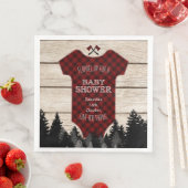 ランバージャックバッファロベビースーツウッドベビーシャワー (インサイチュ)