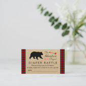 ランバージャックバッファロープレイドボーイズオムツラッフルチケット エンクロージャーカード (スタンド正面)