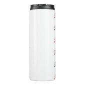 ランバージャックパターンかわいいクリスマスパターン タンブラー (裏面)