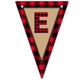 ランバージャックファースト誕生日、ワイルドワン バンティングフラッグ (第3の旗)