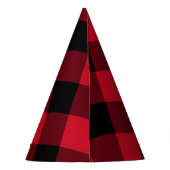 ランバージャックファースト誕生日、ワイルドワン パーティーハット (裏面)